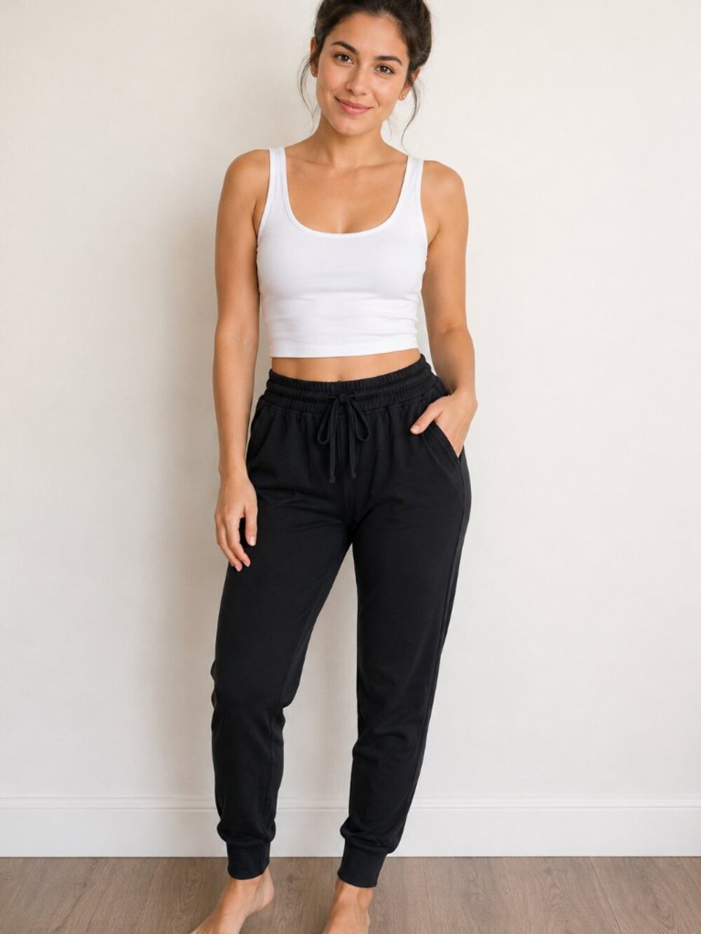 State of Day Modal Blend Jogger Lounge Pants Black Small NWT